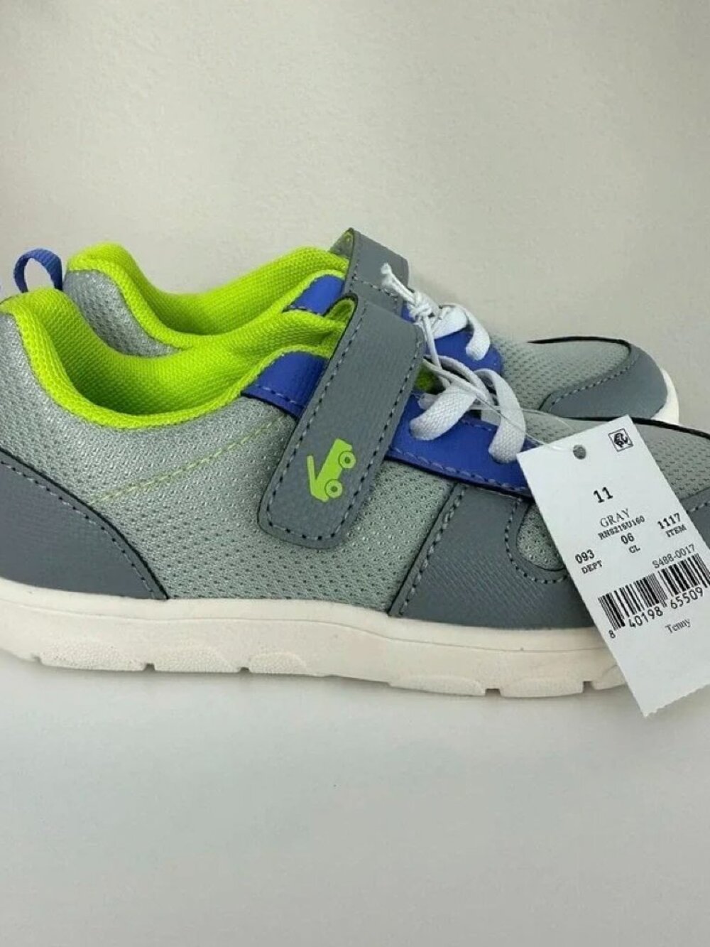 NWT Boys See Kai Run Tenny Velcro Sneakers (Size 11)